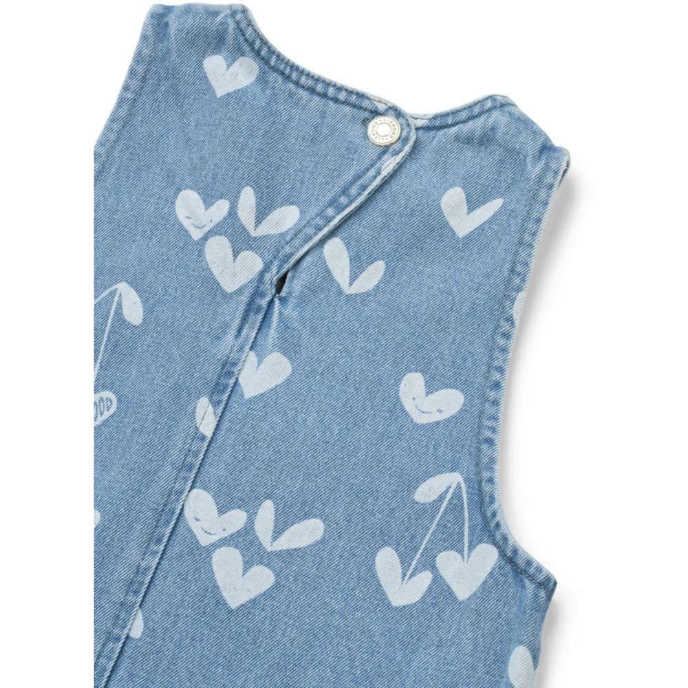 Køb LIEWOOD Sweethearts / Light Blue Denim Angelica Printed Denim Flæse Kjole