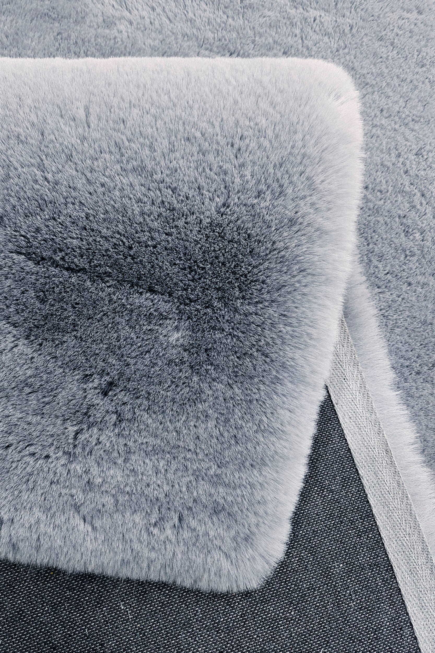 my home Fellteppich »Rabbit, Kunstfell, Kaninchenfell-Haptik, Microfaser,« rechteckig 42 mm Höhe besonders hoch und flauschig, Wohnzimmer, Schlafzimmer,  Flur, Läufer