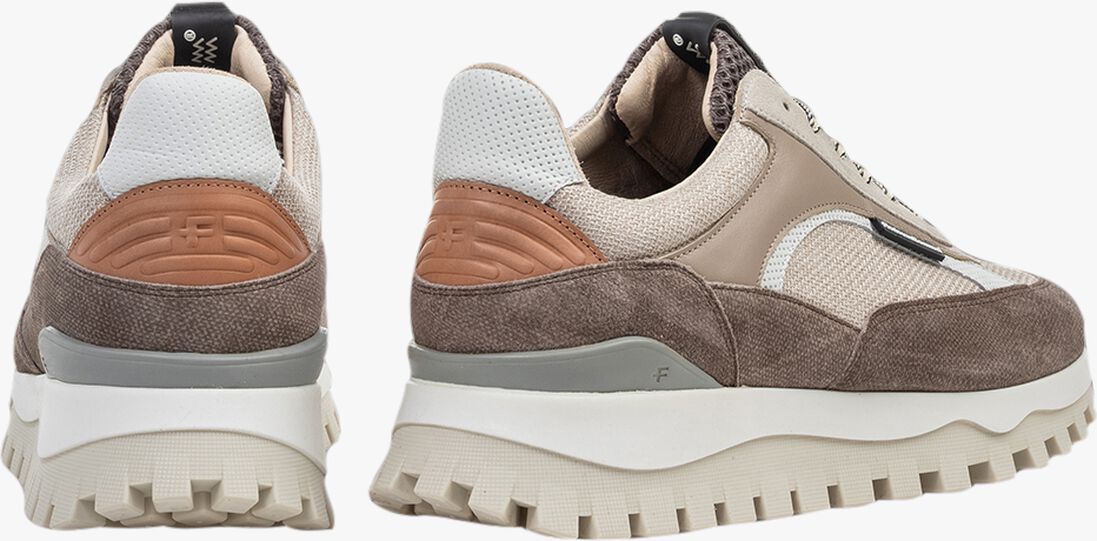 beige floris van bommel lage sneakers sfm-10156 de grommer