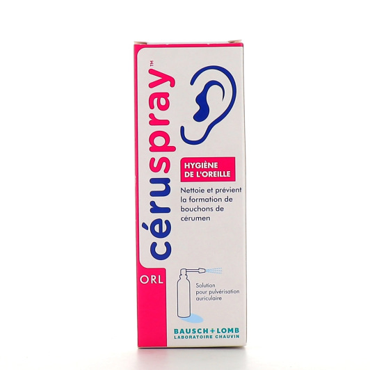 Ceruspray solution auriculaire - Hygiène de l'oreille - Pharmacie des Drakkars