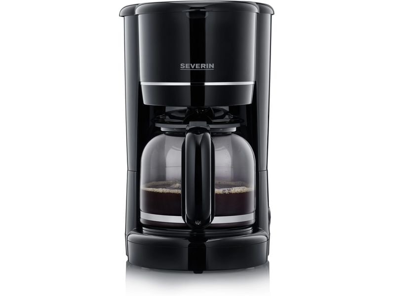 Severin Filterkaffeemaschine KA4320 Schwarz Kaffeemaschine mit Glaskanne