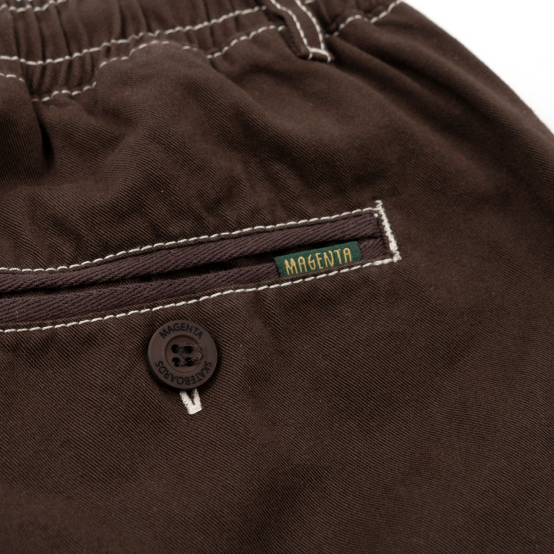 Couture lâche pour pantalon - Chocolat