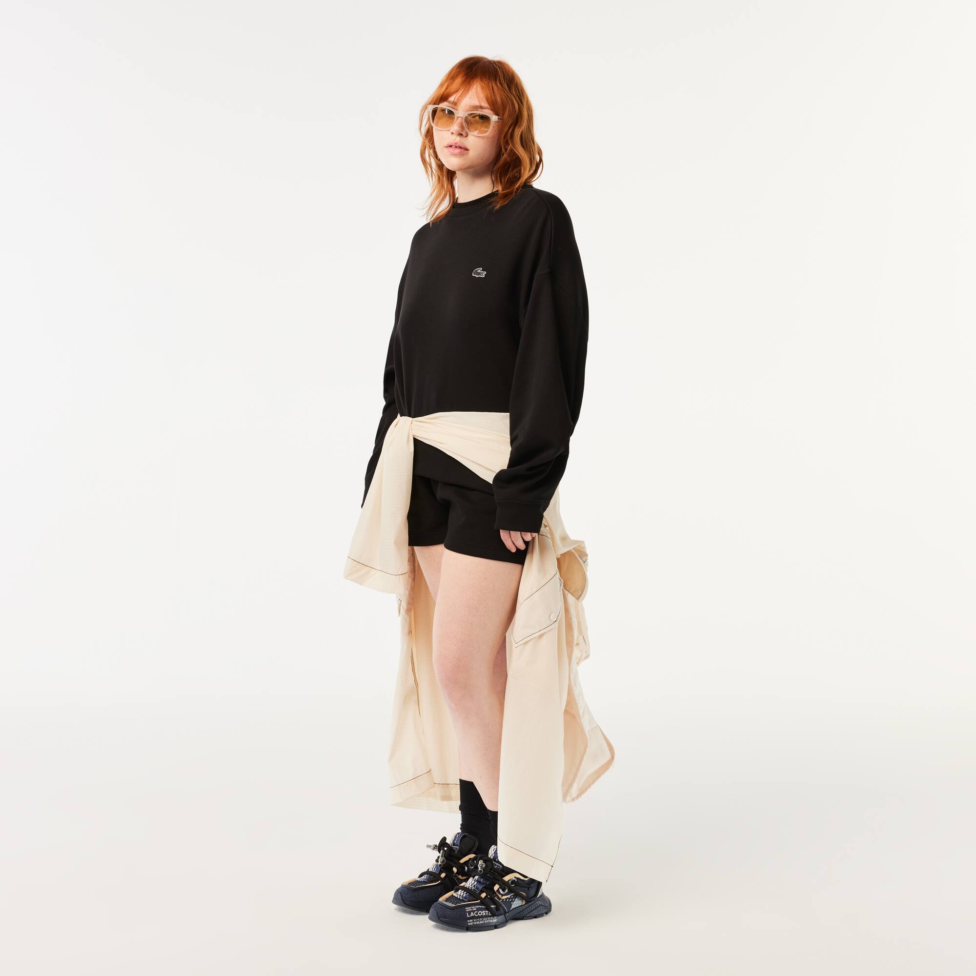 Sweatshirt Jogger femme Lacoste imprimé au dos Sweatshirts - Noir - Lacoste - Femme