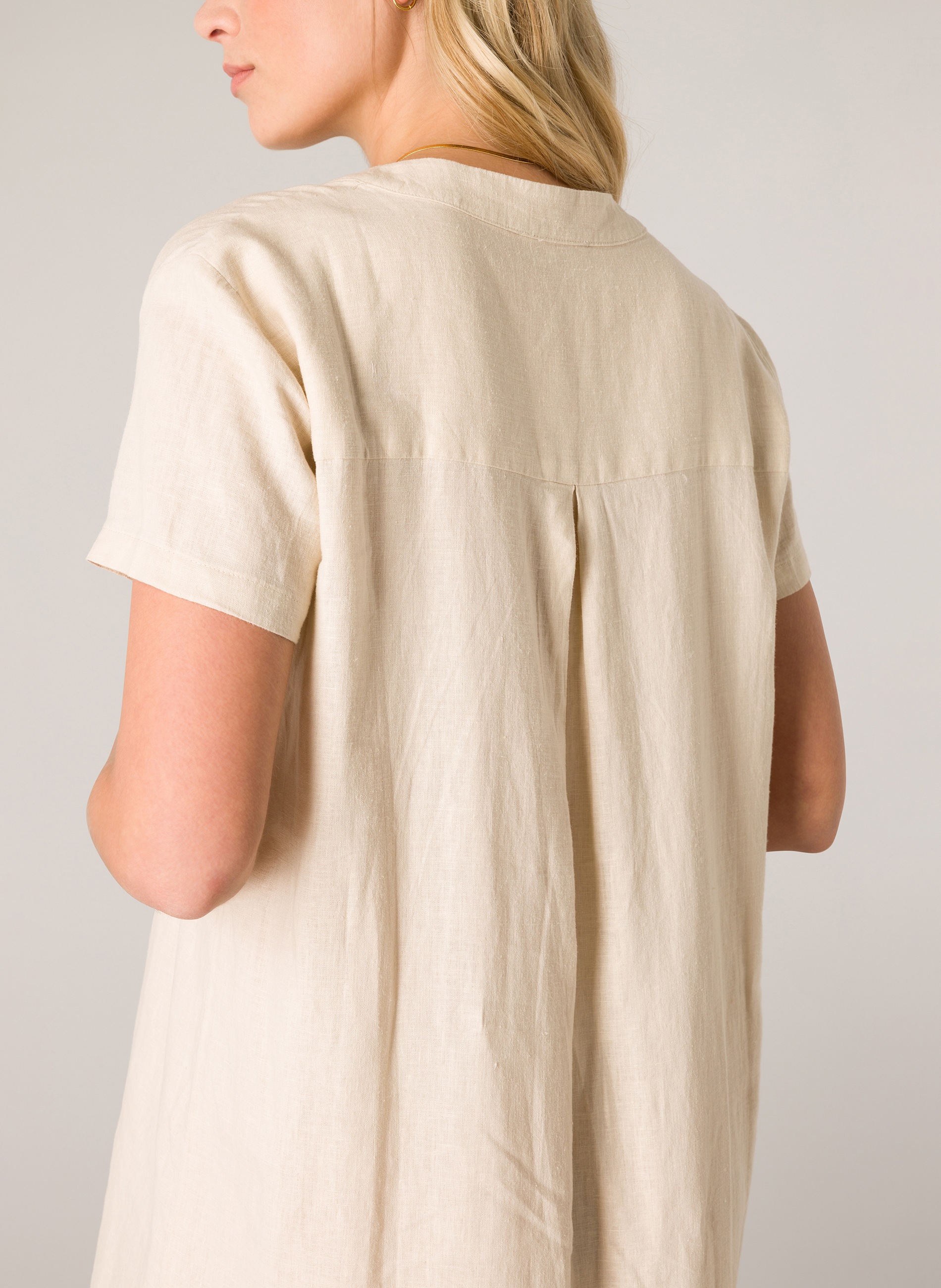Base Level Tunikakleid »Yacin« Sommerkleid mit Leinen