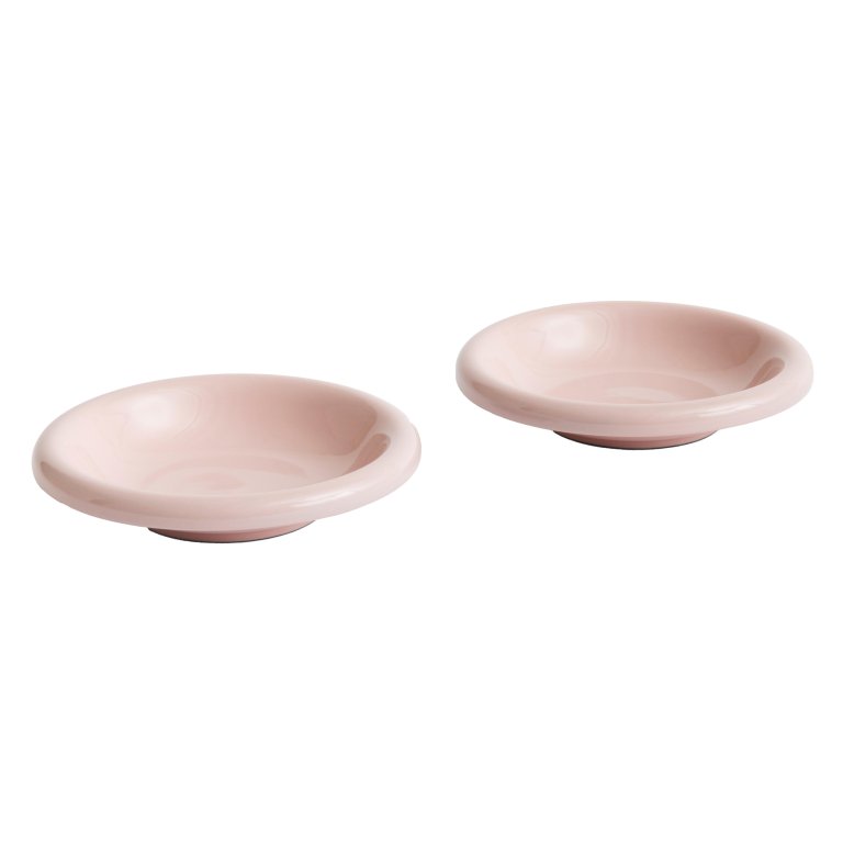 Hay Barro diep bord Ø20 set van 2 Pink