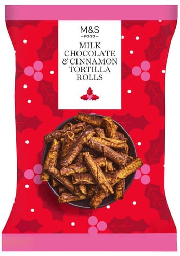 Marks & Spencer Milk Chocolate & Cinnamon Tortilla Rolls