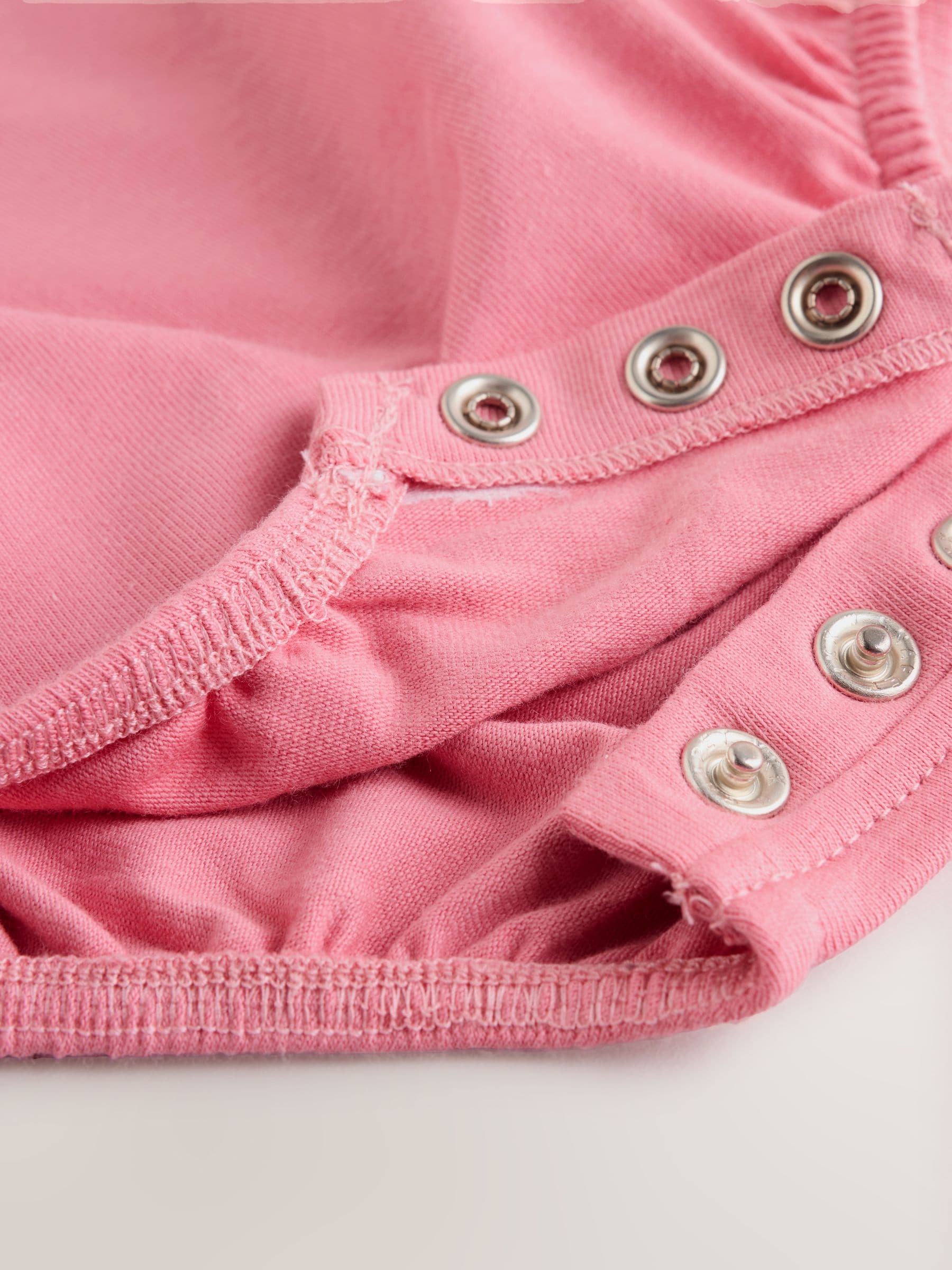 Cream / Pink Character - Babyset van tuinbroek en rompertje, tweedelig (0mnd-3jr)