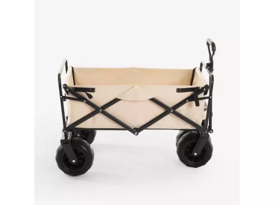 Chariot pliant jardin camping plage capacité 100kg FLORA