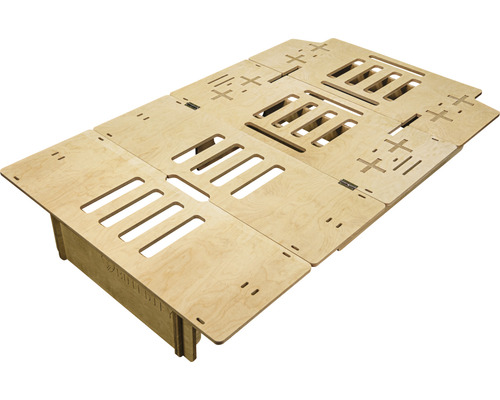 Buildify Campingbox Bob achterbedsysteem 1800x1100x318 mm (LxBxH) (zonder montage- en bevestigingsmateriaal)