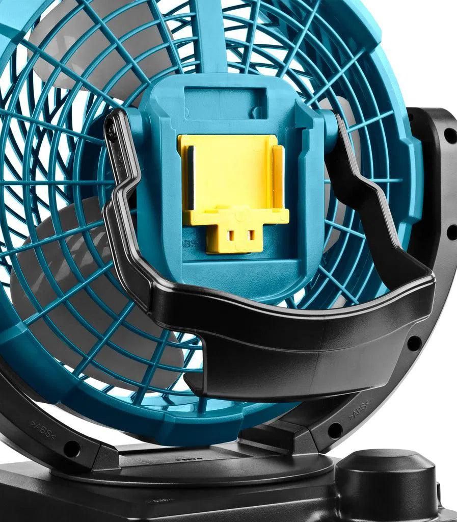 Makita DCF102Z Accu Ventilator 14,4V/18V met Zwenkfunctie Basic Body