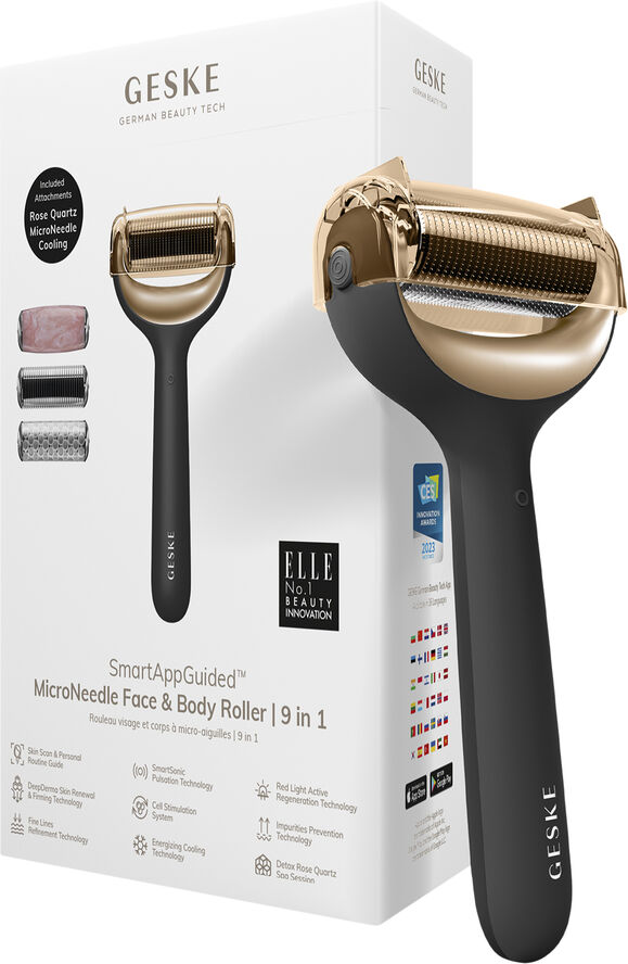 GESKE MicroNeedle Face & Body Roller | 9 in 1