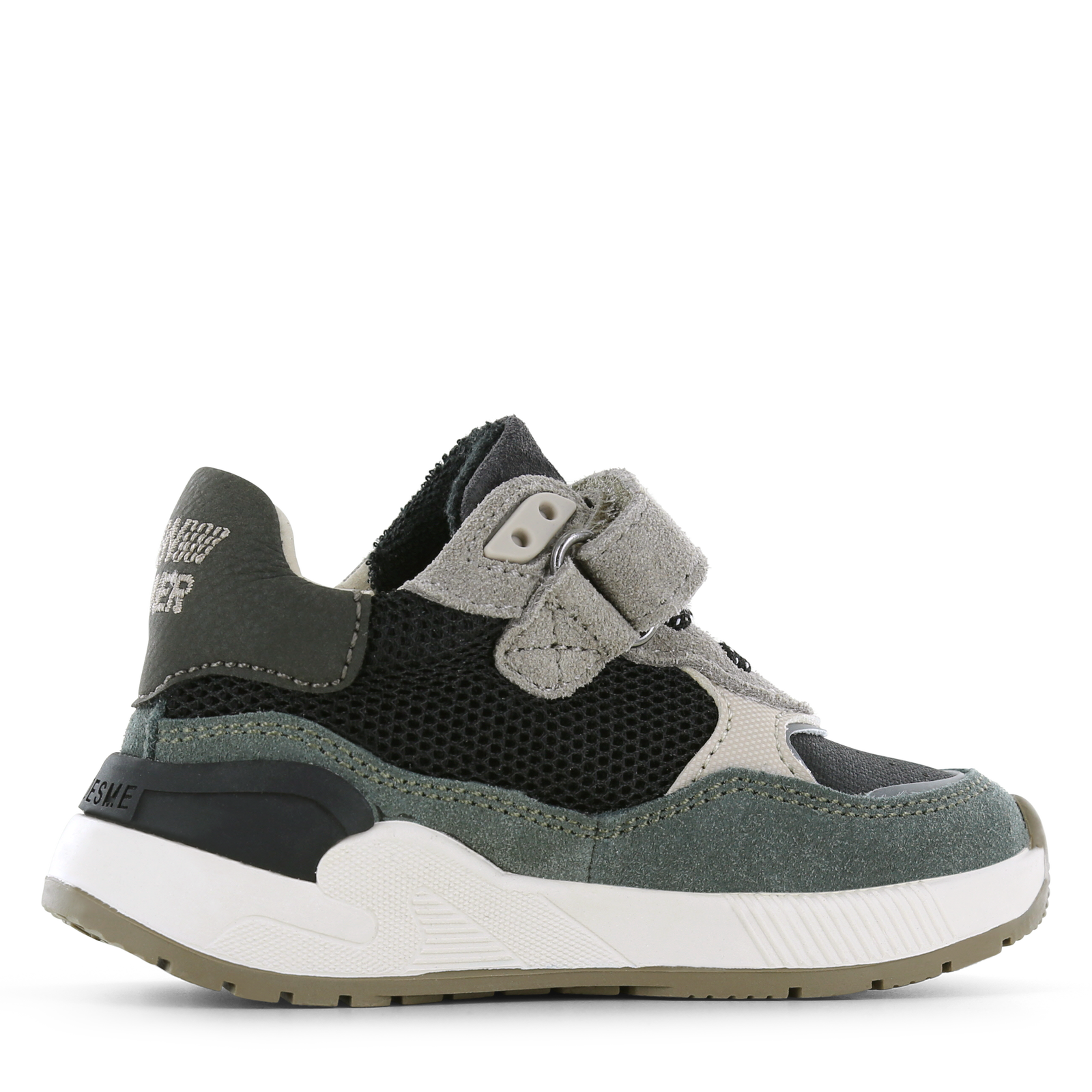 Shoesme taupe sneaker Mesh, Microfiber nubuck, Suède | Jongens schoenen