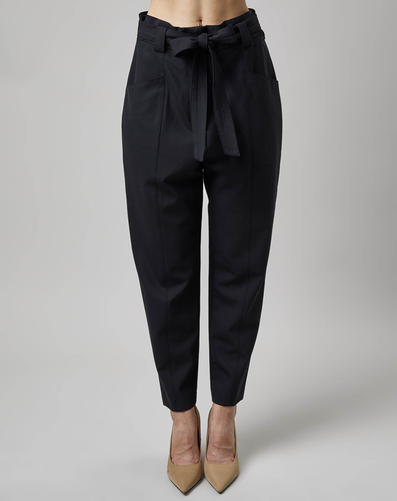Marc O'Polo Pantalon Paper Bag noir