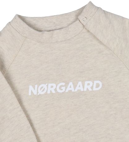 Mads N?rgaard Sweatshirt - Sirius - Nature Melange