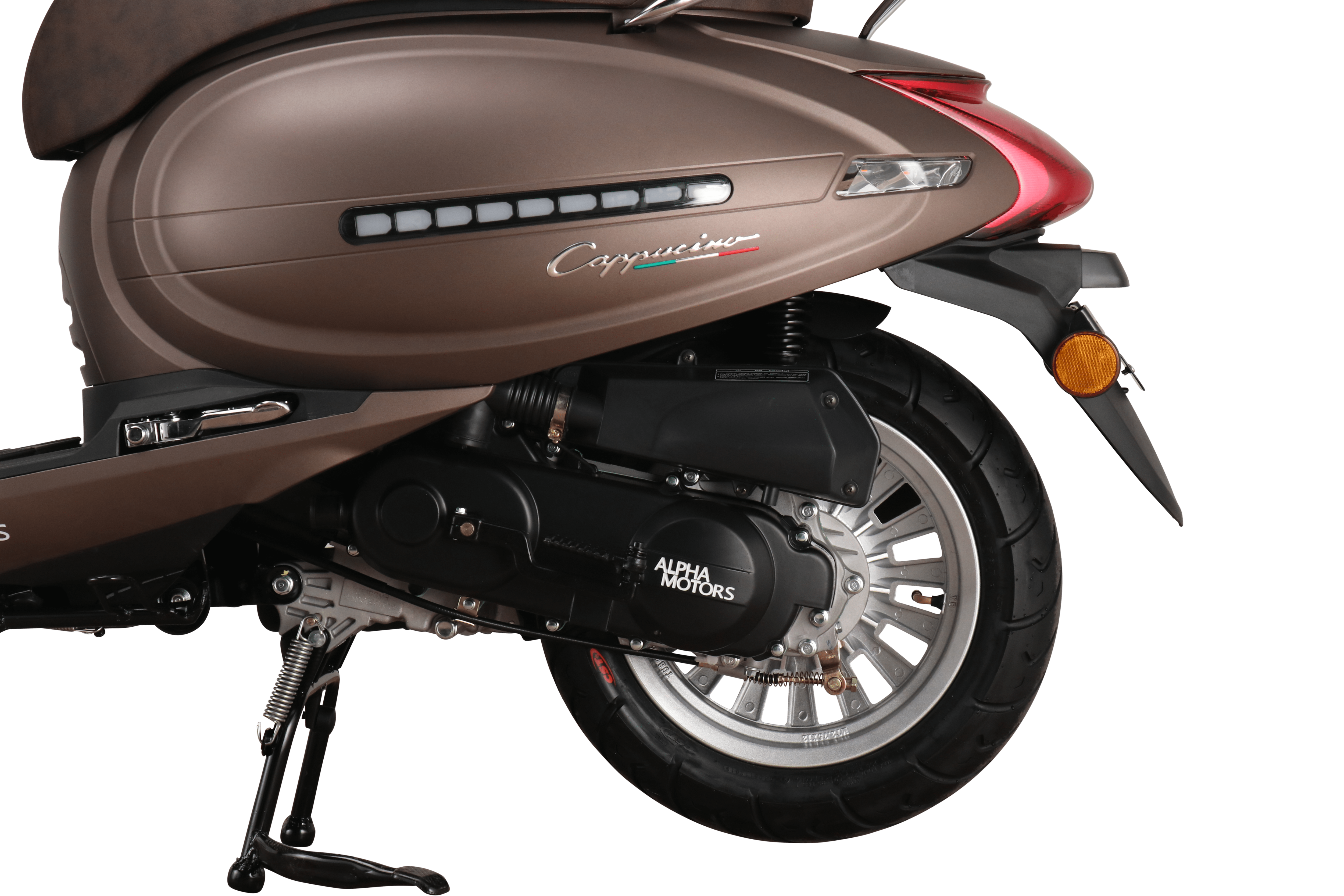 Alpha Motors Motorroller Cappucino 50 ccm 45 kmh EURO 5 mattbraun