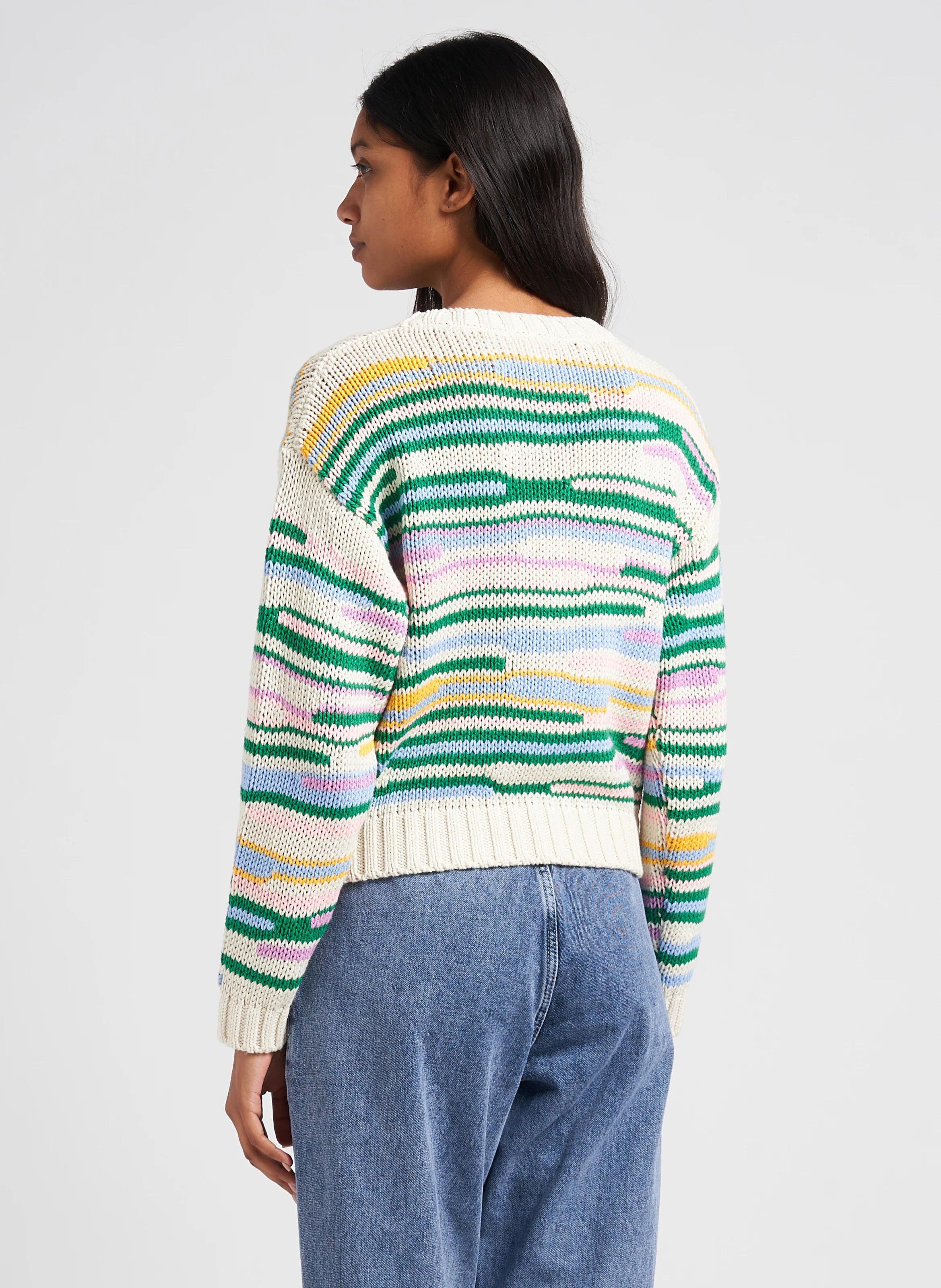 NAUTICA - Pull en maille col rond | Multicolore
