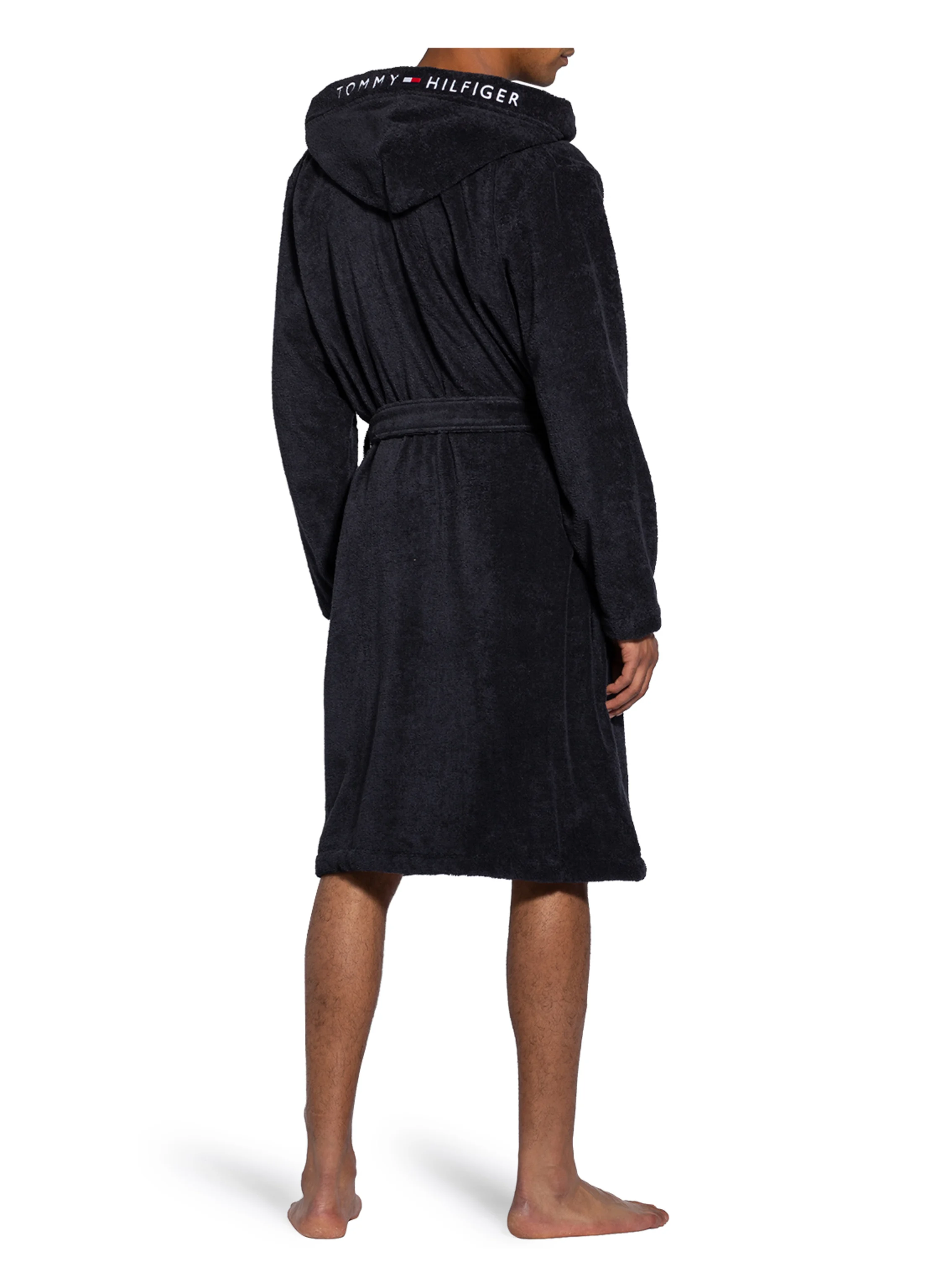 TOMMY HILFIGER Herren-Bademantel mit Kapuze