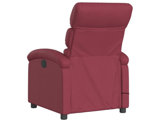 VIDAXL - Fauteuil Relaxation Fauteuil de massage inclinable - Brun foncé - 70x92x99,5cm