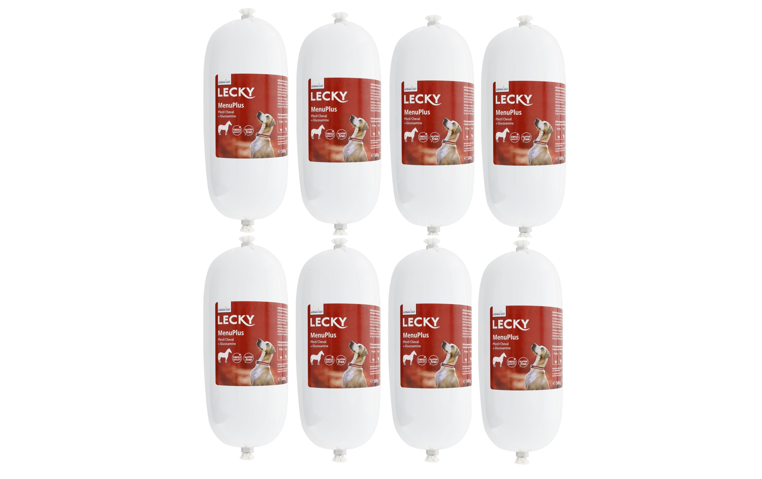 Nassfutter MenuPlus Pferd, 8 x 500 gAlleinfuttermittel für ausgewachsene Hunde