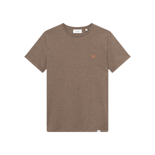 Les Deux Nørregaard T-shirt, Mountain Grey Melange/Orange, S