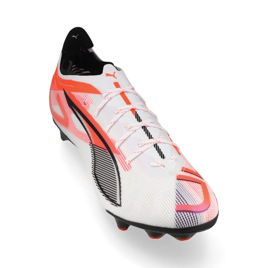 PUMA Ultra 5 Carbon FG Unlimited - Blanc/Noir/Glowing Red