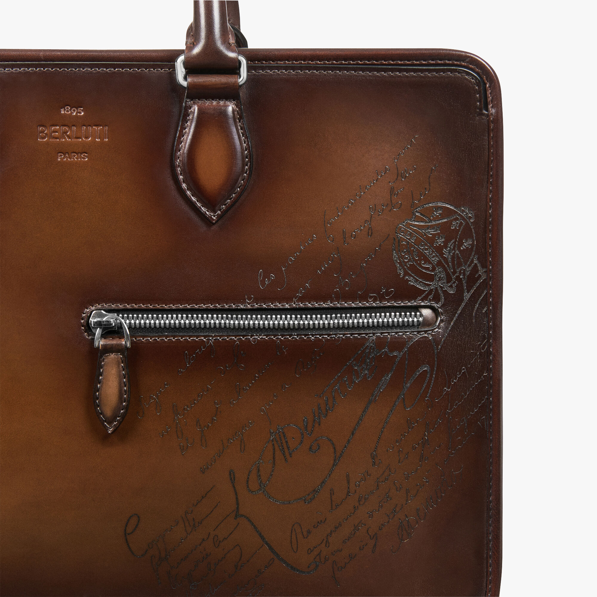 Cartable Un Jour En Cuir Scritto
