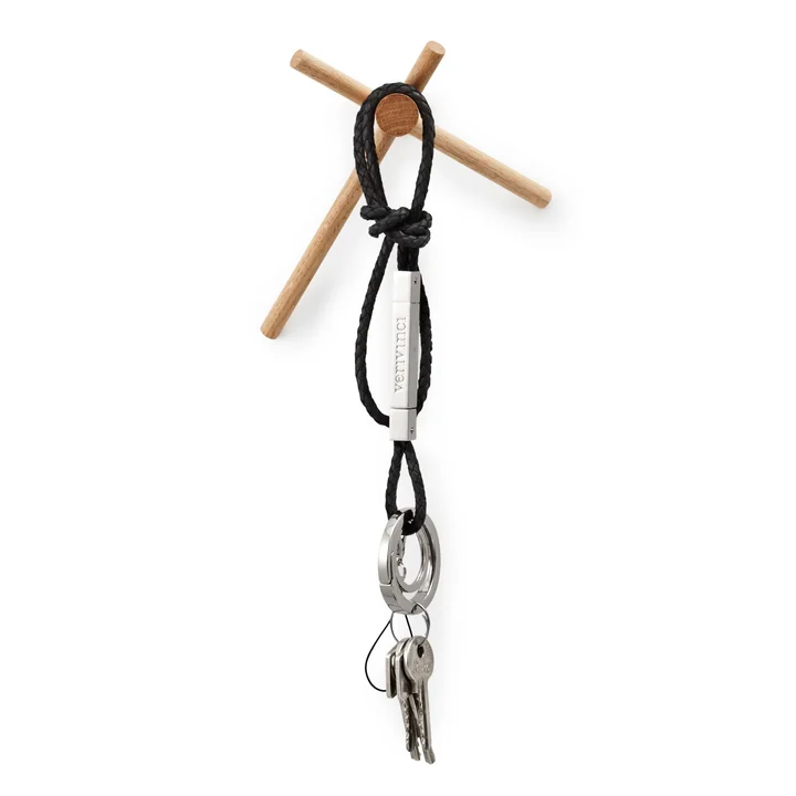 Normann Copenhagen - Sticks Haken, schwarz, 2er-Set