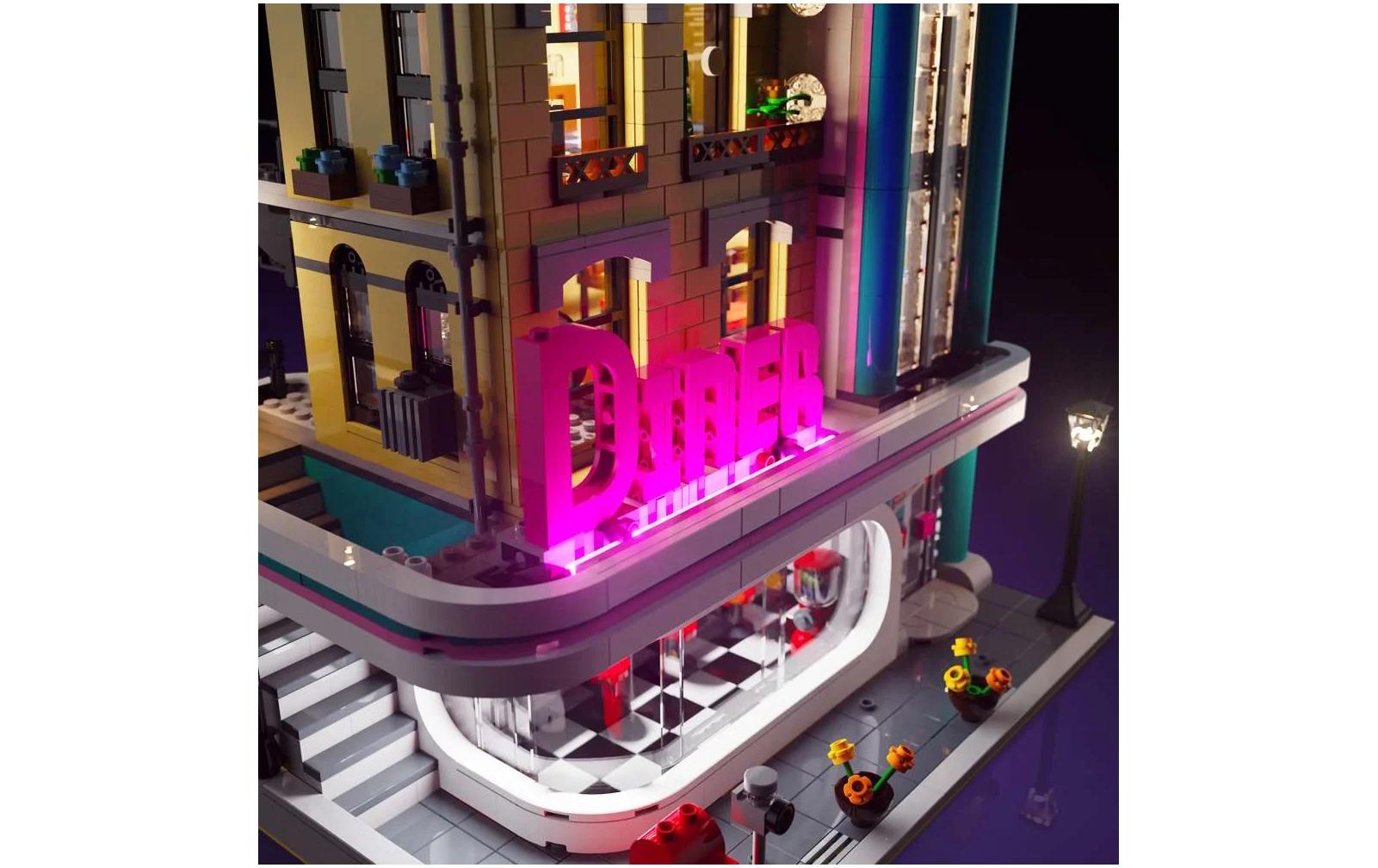 LED-Licht-Set für LEGO® für 10260 Amerikanisches DinerBeleuchtungs-Kit
