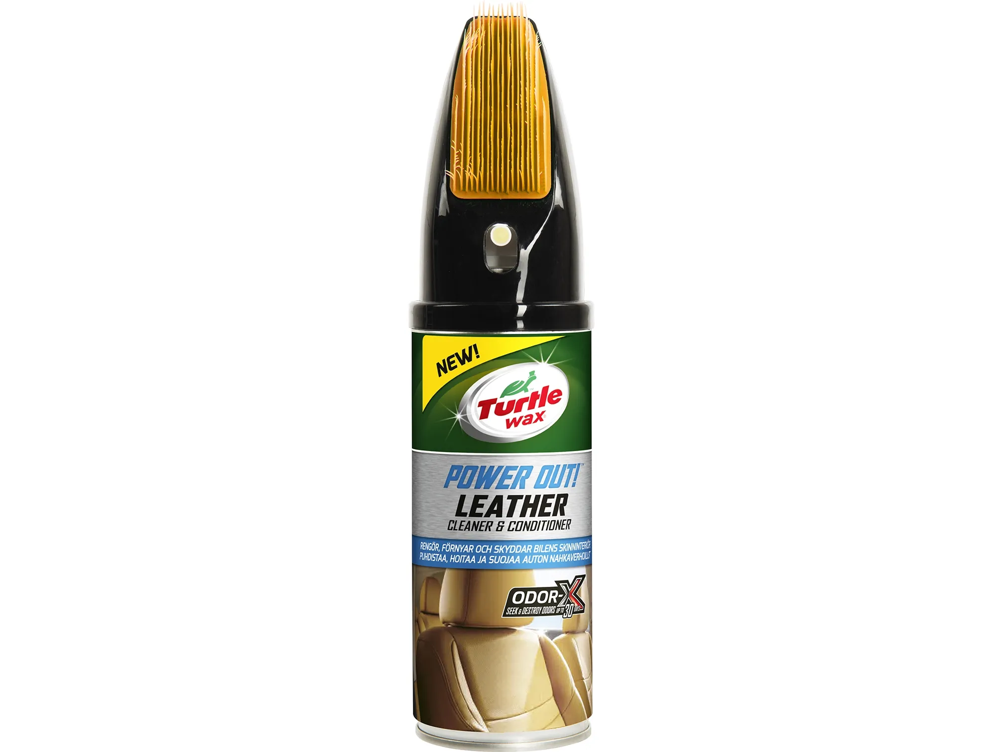 Turtle Wax PowerOut Leather Cleaner & Conditioner - Læderrens & Læderpleje - 400 ml.