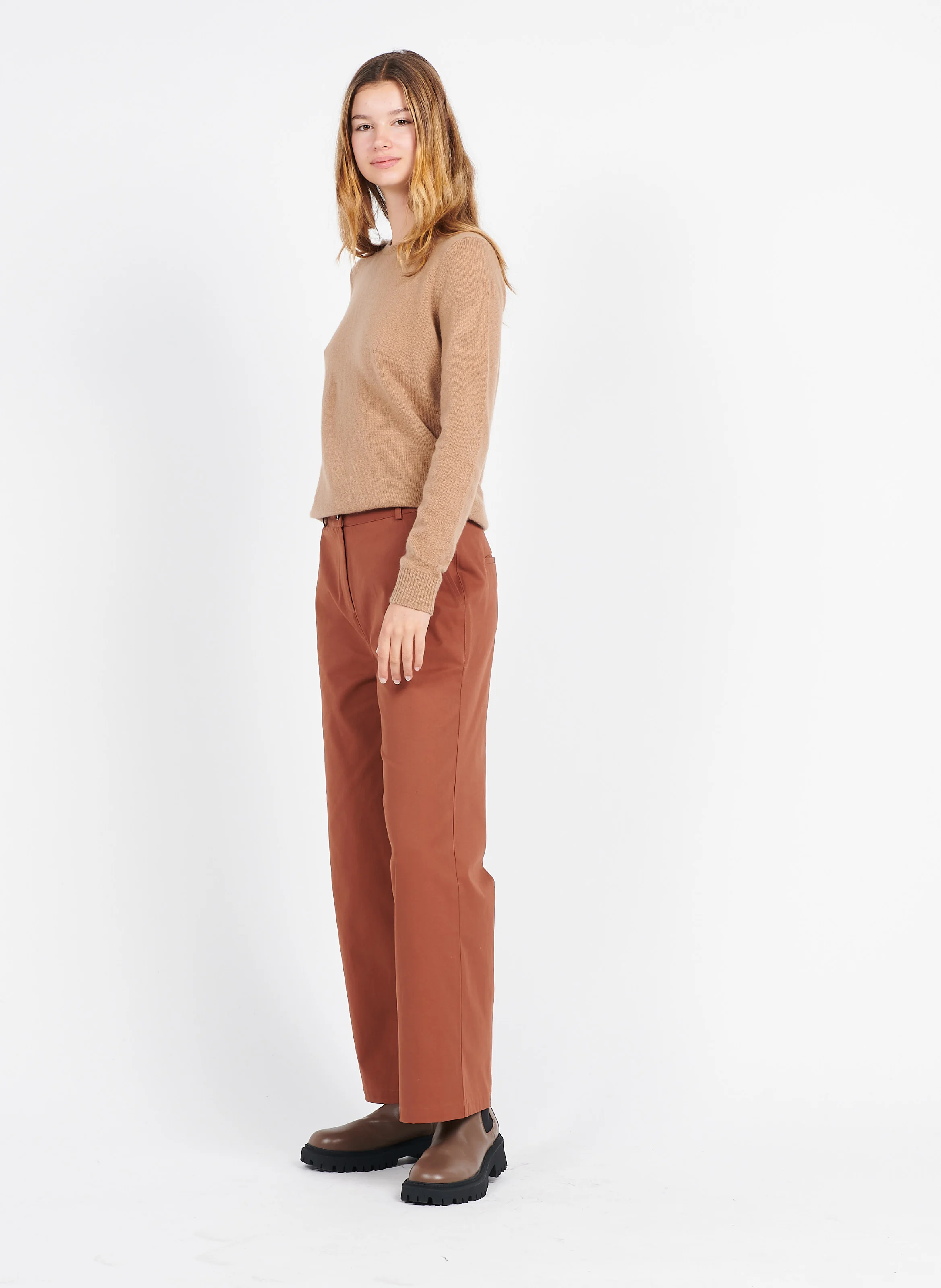 CRIMSON - Bottines chelsea en cuir| Kaki