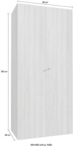 Wimex - Multiroom Concept - Kledingkast - Wit - Houtmateriaal