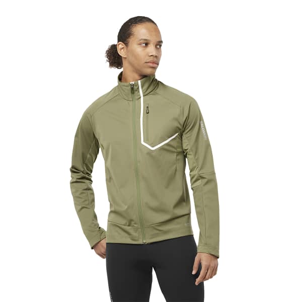Veste trail SALOMON GTX PRO WS JKT M DEEP LICHEN GREEN
