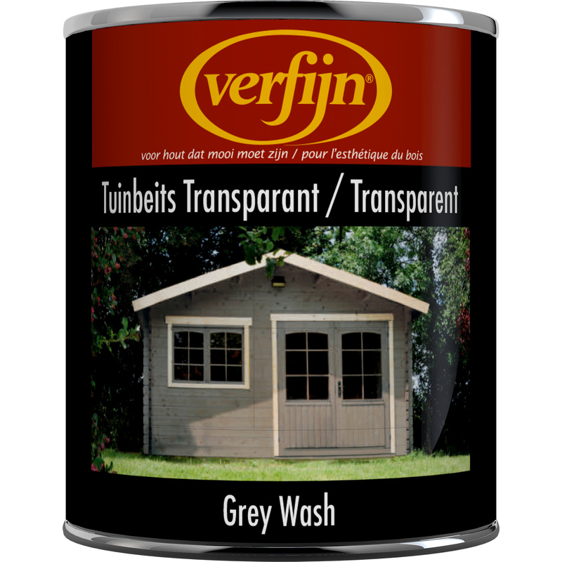 Verfijn Tuin- & Steigerhoutbeits Transparant 750ml grey wash