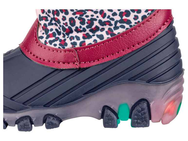 Meisjes snowboots met LED-licht