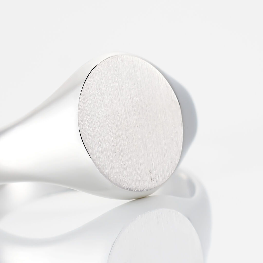 Chevalière Karl Argent Blanc