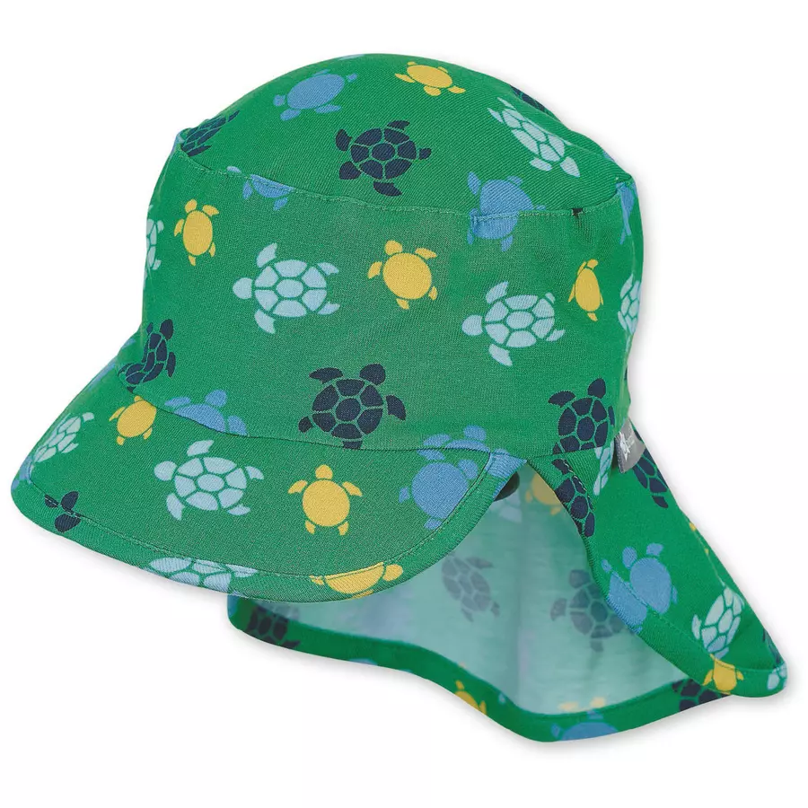 Sterntaler Schirmmütze mit Nackenschutz wald