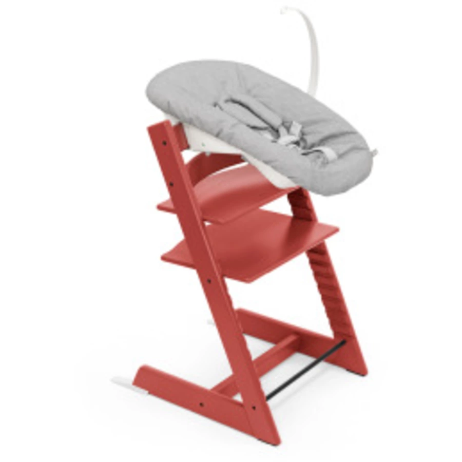 STOKKE® Tripp Trapp® Hochstuhl Warm Red inkl. Newborn Set™ Grey