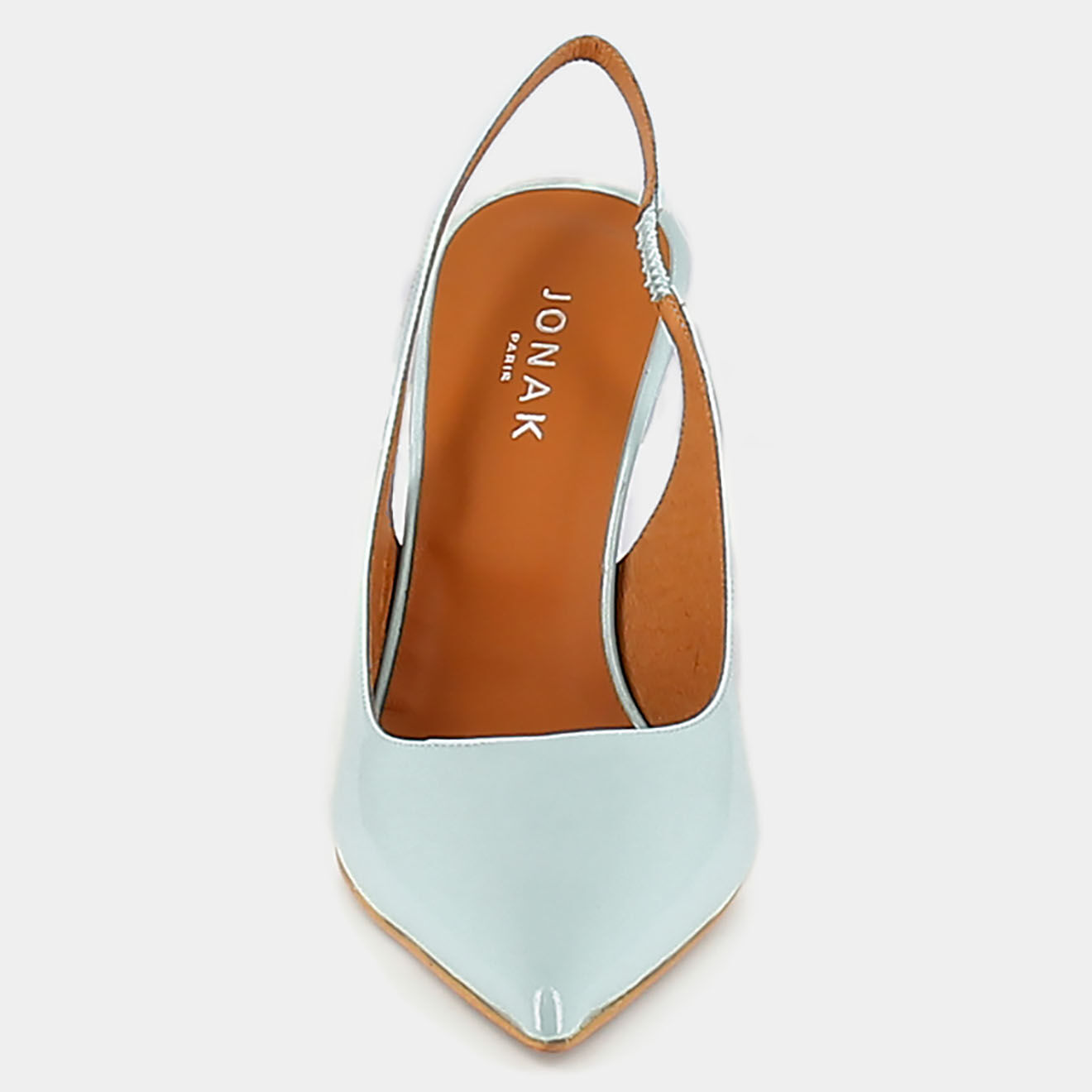 Jonak Escarpins en Cuir verni Dressy turquoise clair - Talon 10 cm