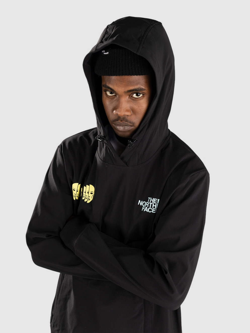 THE NORTH FACE Tekno Logo Shred Hoodie tnf black/sun sprite