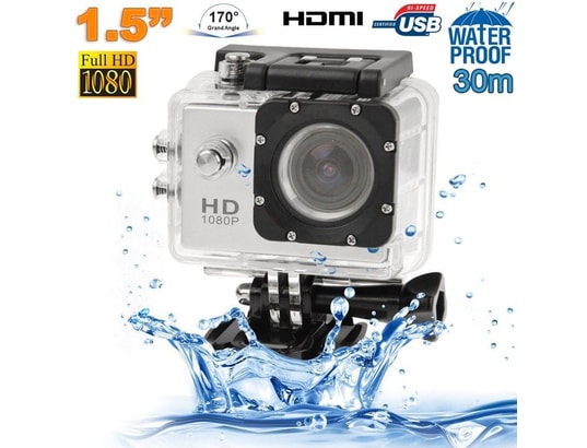 YONIS - Caméra sport étanche 30 m caméra d'action waterproof full hd...