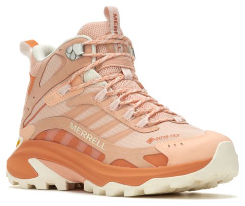 Chaussures de Randonnée Femme Merrell Moab Speed 2 Mid Gore-Tex Rose