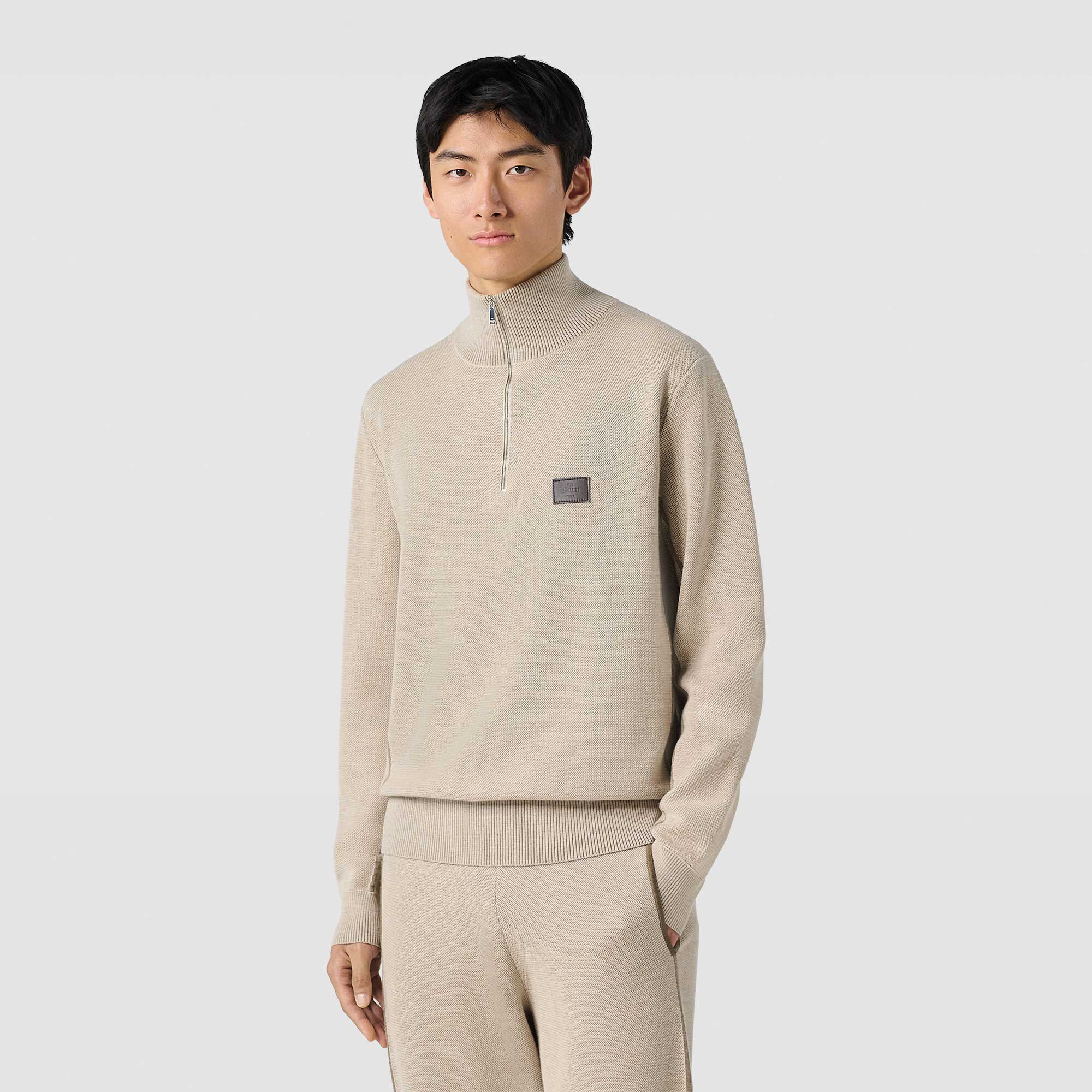 Pull Avec Col Zippe Shadow