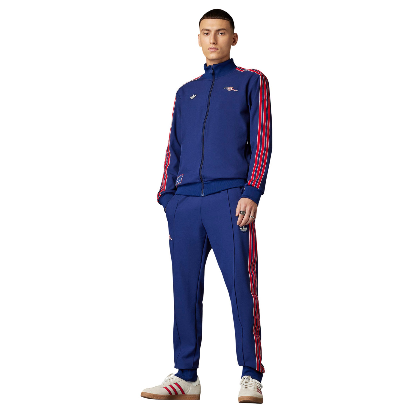 adidas Arsenal Icon Trainingspak Full-Zip 2024-2025 Blauw Rood Wit