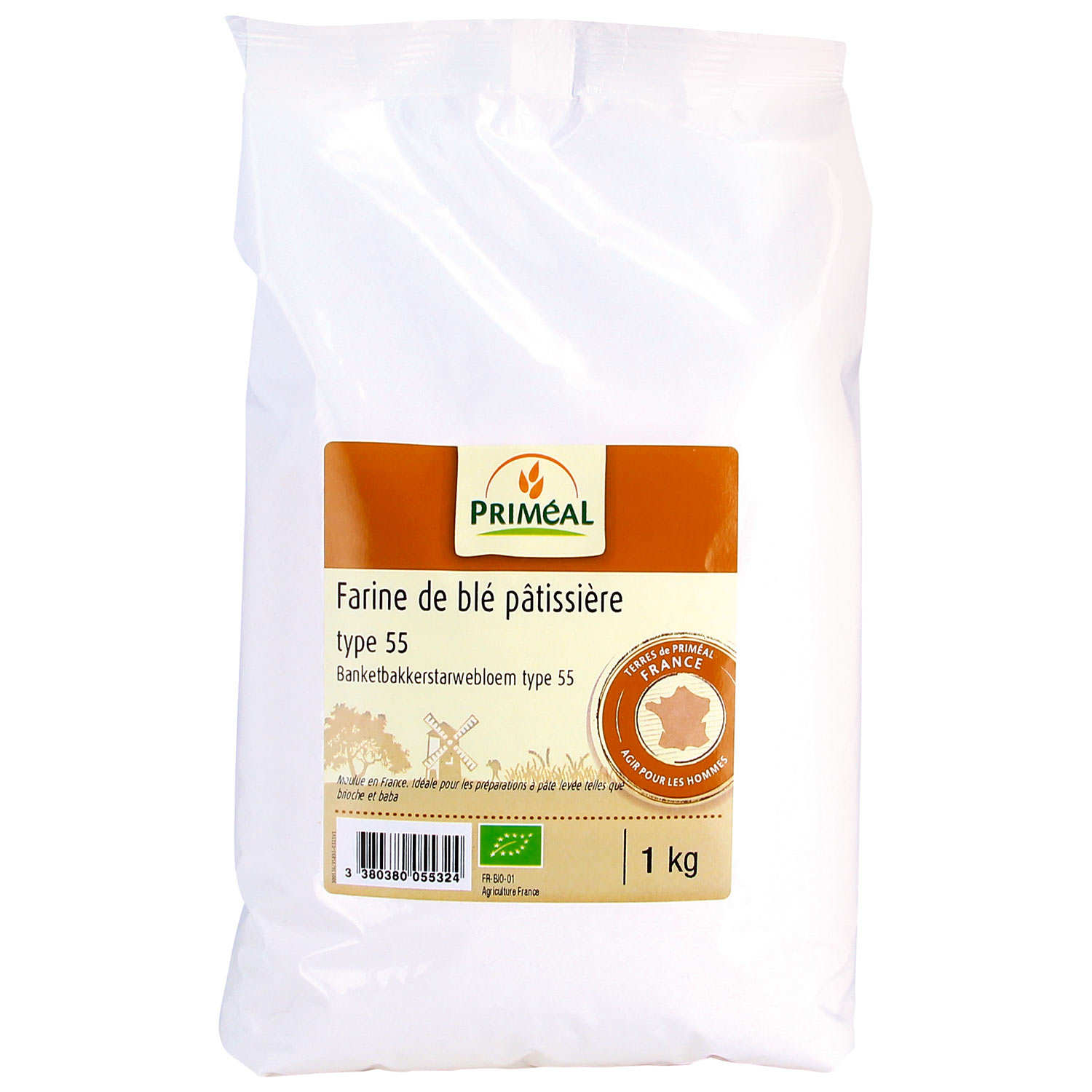 Farine pâtissière de blé T55 BIO