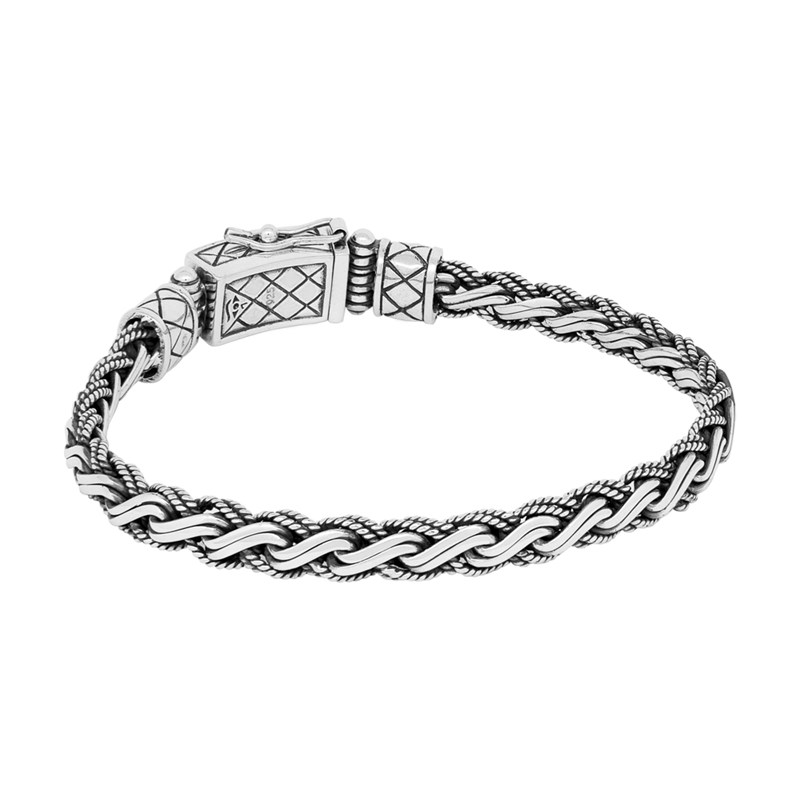 Bracelet Homme Argent Torsade