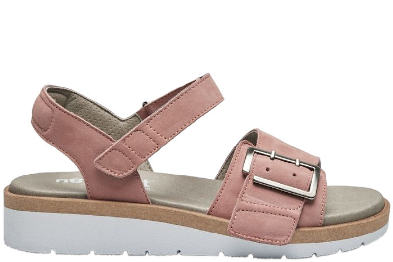 NEW FEET SANDAL I ROSA NUBUCK