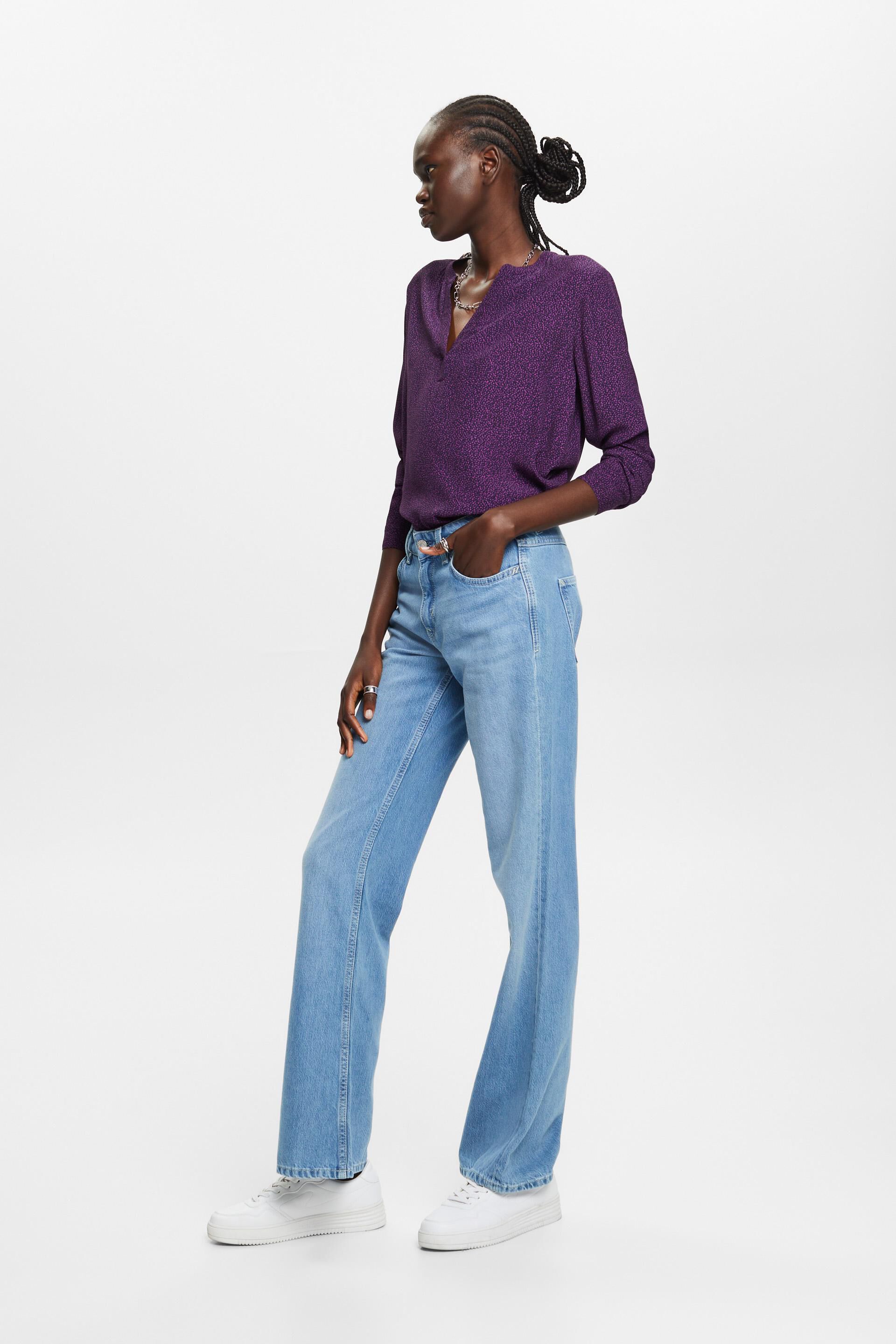 Blouse à motif, en LENZING™ ECOVERO™