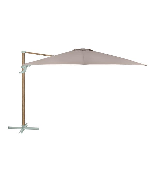 Dehner Ampelschirm Zypern, Holzoptik,
