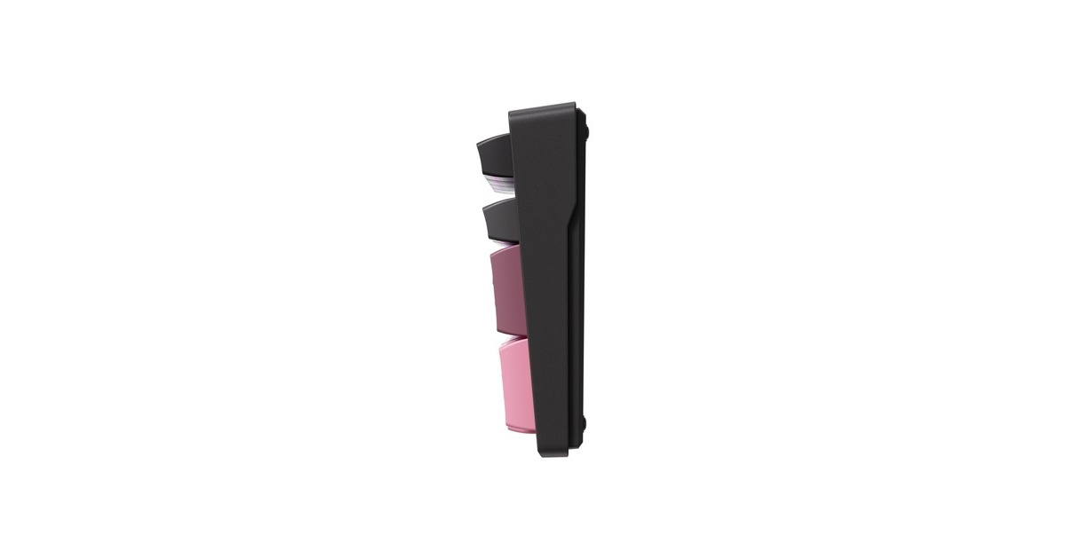 MCHOSEG98 Pro Black Pink Flame Orange Wireless Tri-Mode Custom Mechanical, gaming toetsenbord  (Zwart/pink, US lay-out, TTC Flame Orange, 98%, RGB, Hot swap, Side engraved PBT, draadloos / Bluetooth / USB-C)