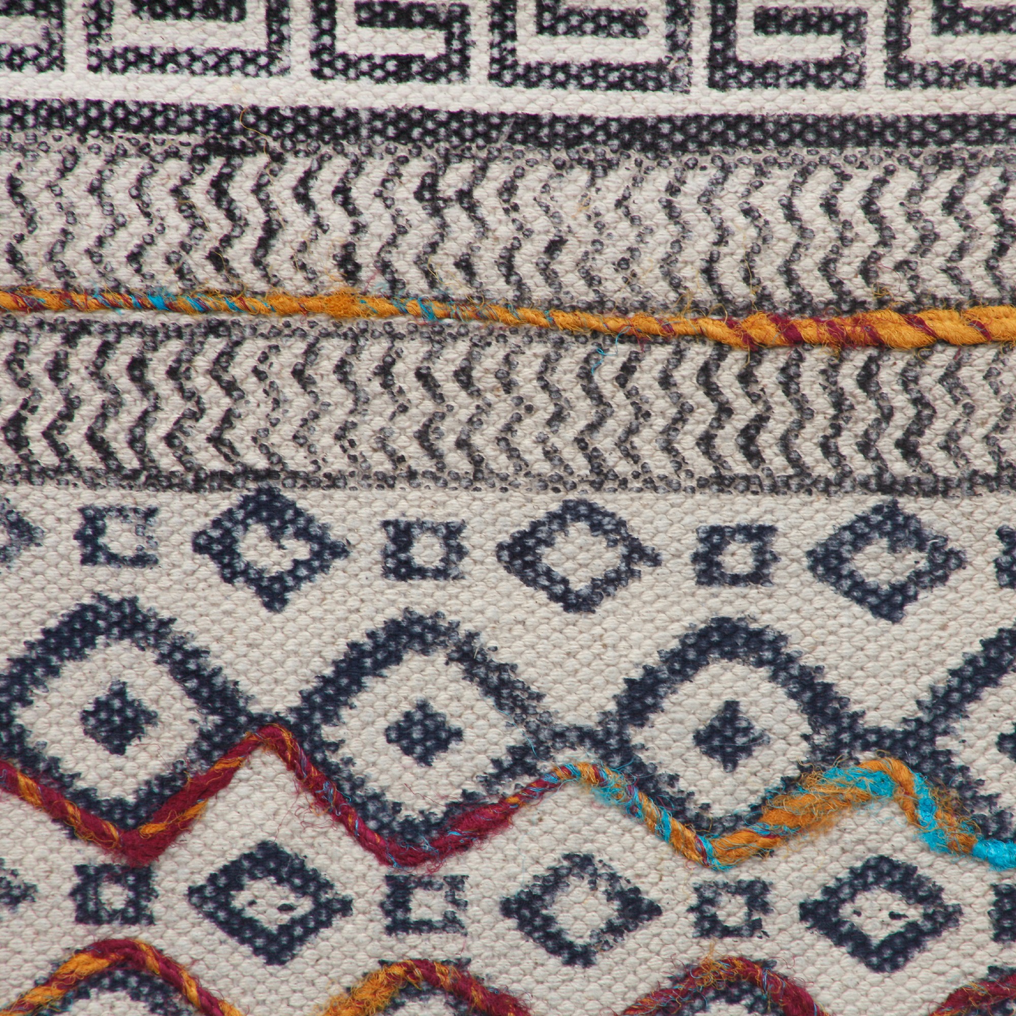 Mini-Rug 'Agani', handbedruckt, T 60 cm, B 90 cm von fischer's lagerhaus